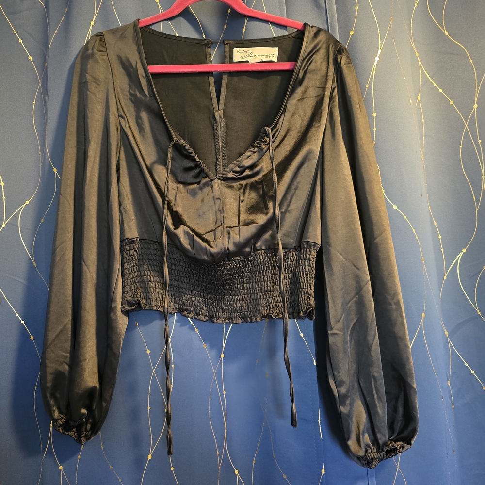 Elegant Black Women's Top